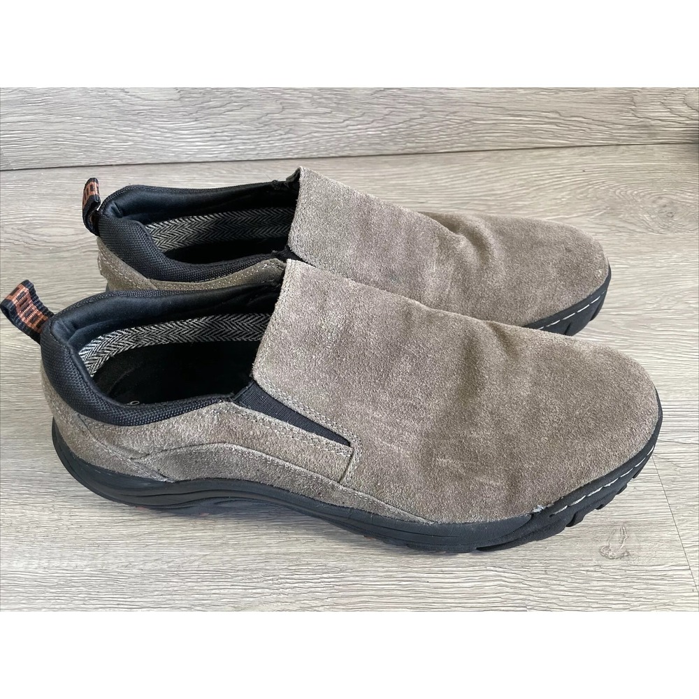 Eddie Bauer Men's Newport Slip On Shoes Gray Suede Loafer US 13 EUR 47‎